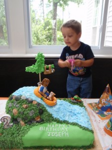 Go Go Diego themed cake